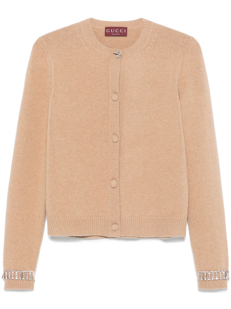 Crystal-embellished Cardigan