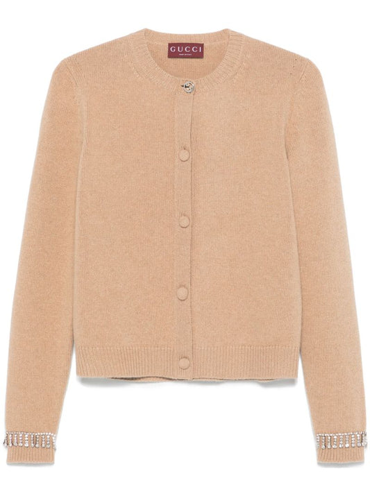 Crystal-embellished Cardigan