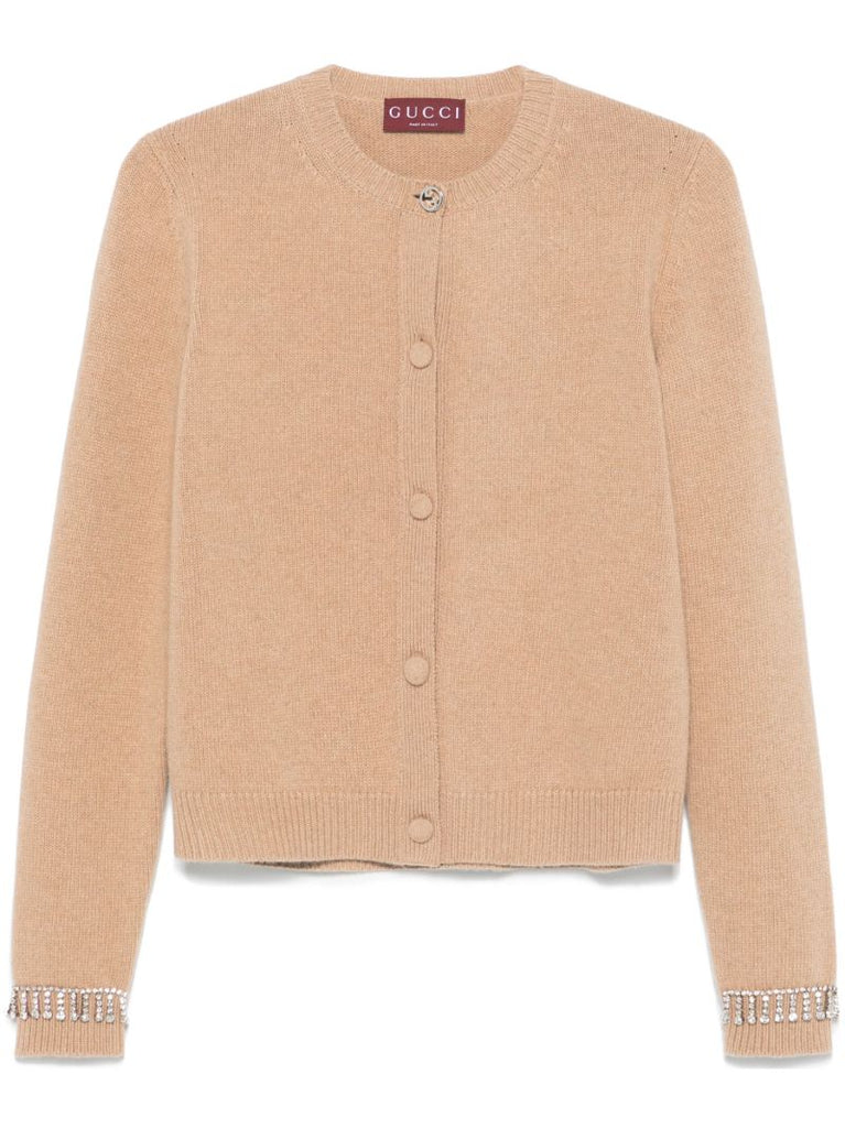 Crystal-embellished Cardigan