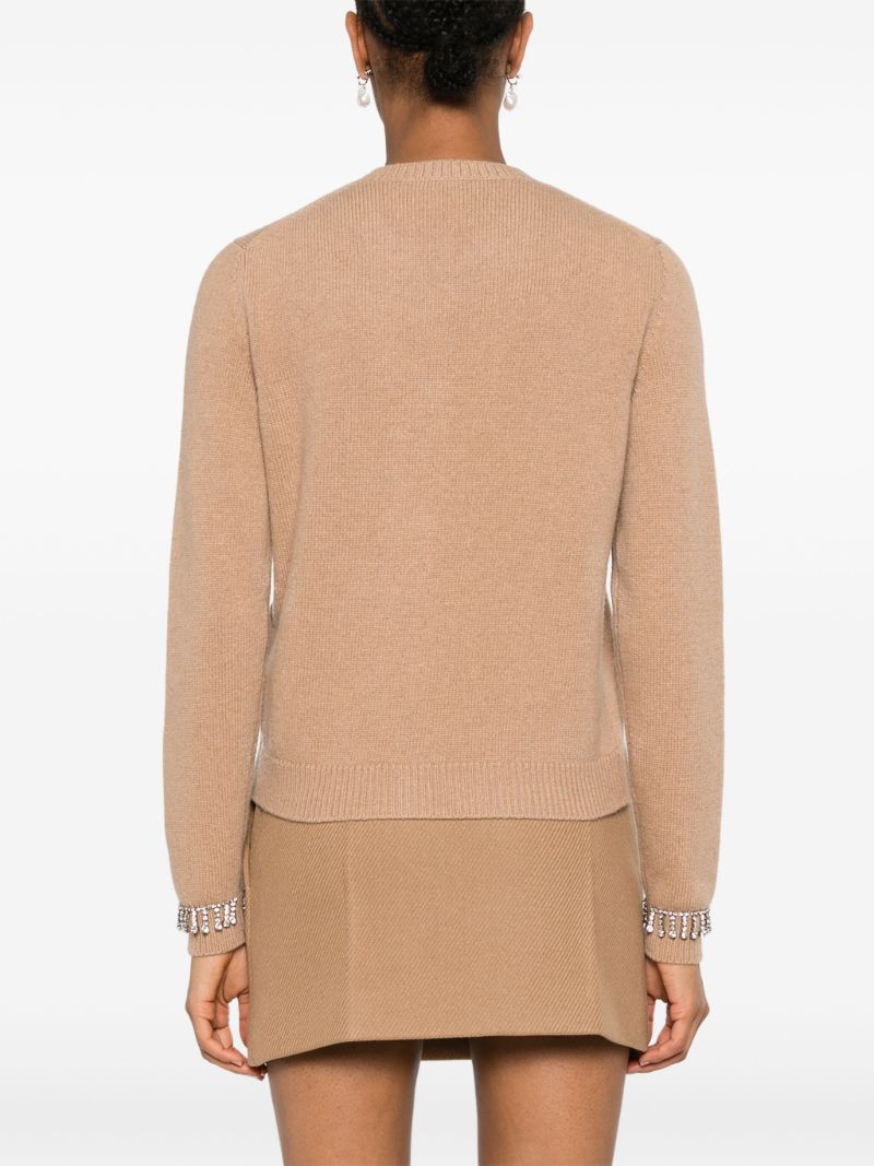 Crystal-embellished Cardigan