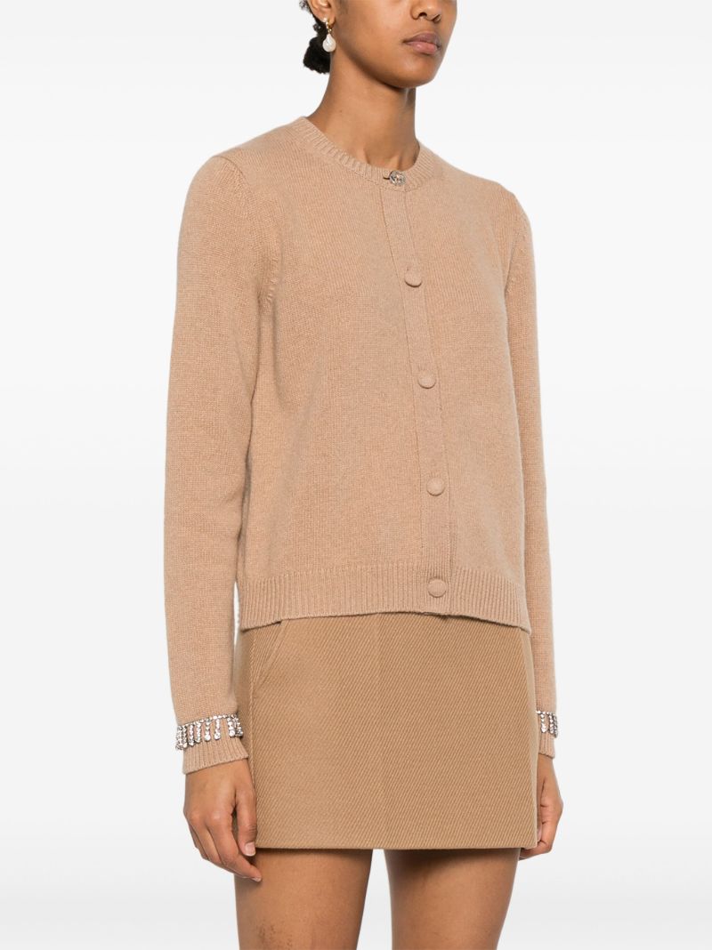 Crystal-embellished Cardigan