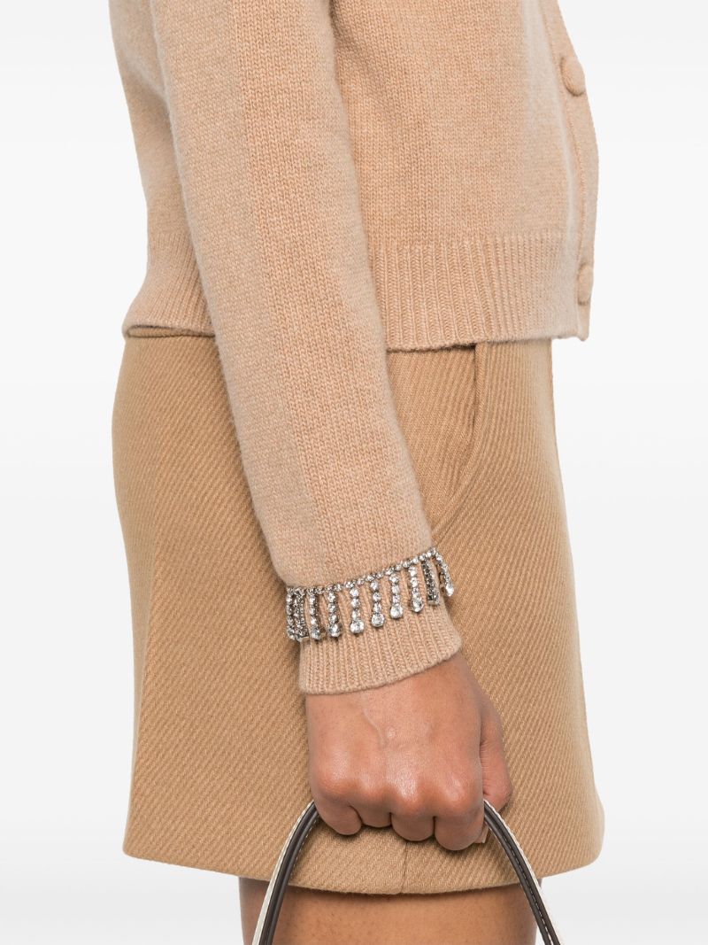 Crystal-embellished Cardigan
