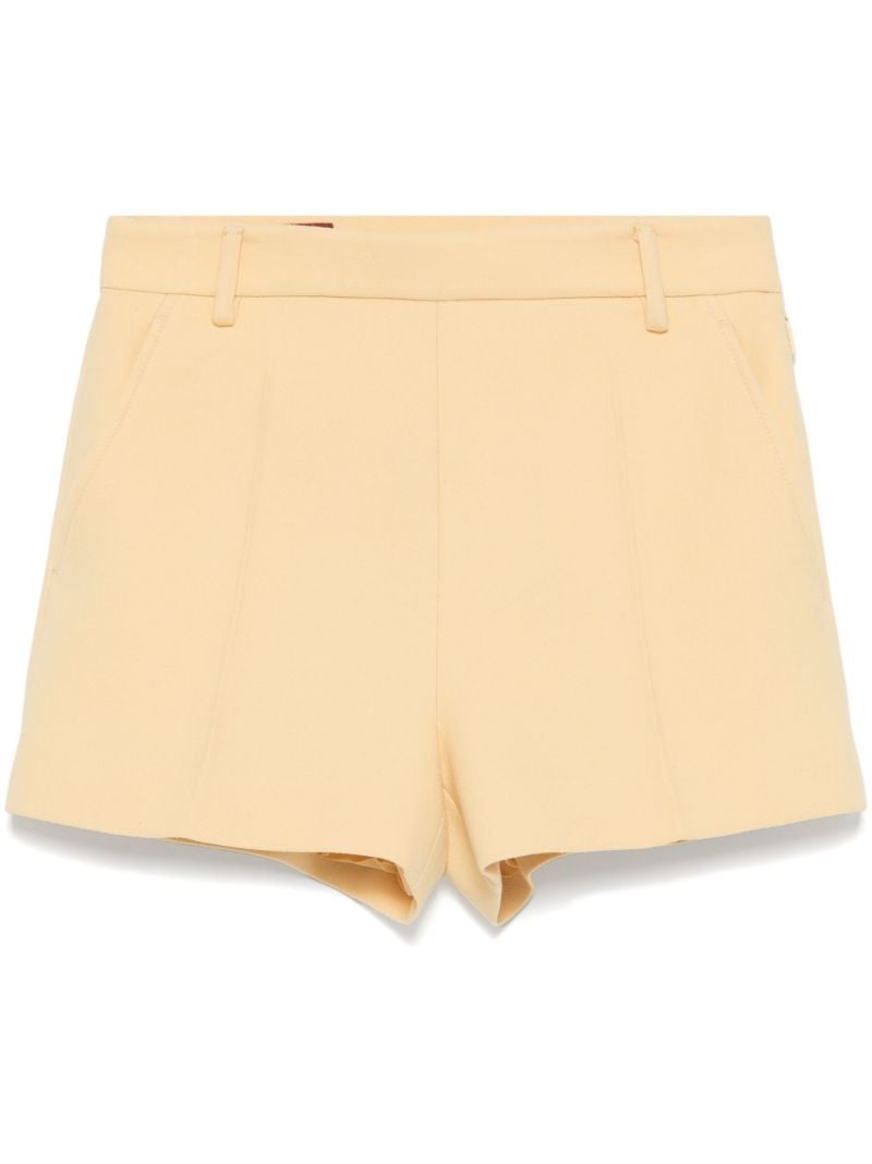 Wool Crepe Shorts
