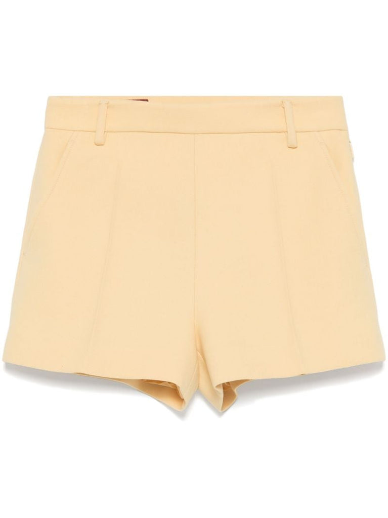 Wool Crepe Shorts