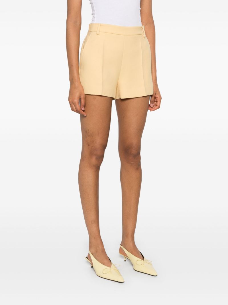 Wool Crepe Shorts
