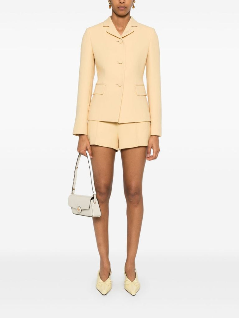 Wool Crepe Shorts