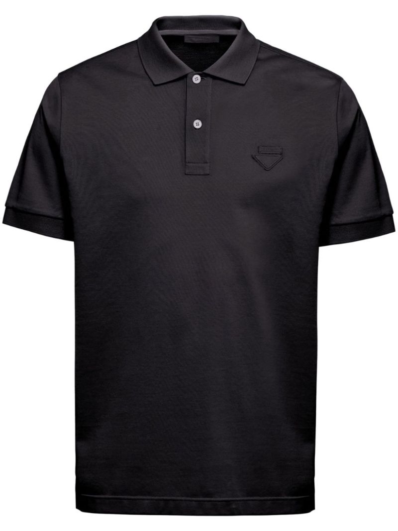 Black PiquÃ_x0083_Â© Polo Shirt