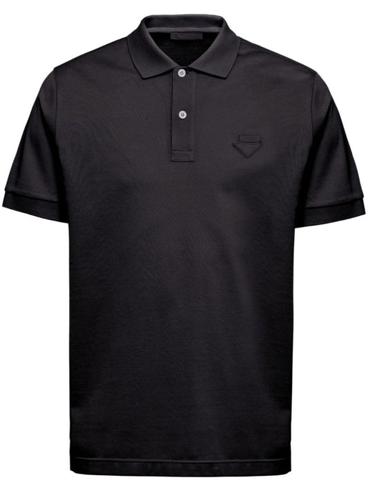 Black PiquÃ_x0083_Â© Polo Shirt