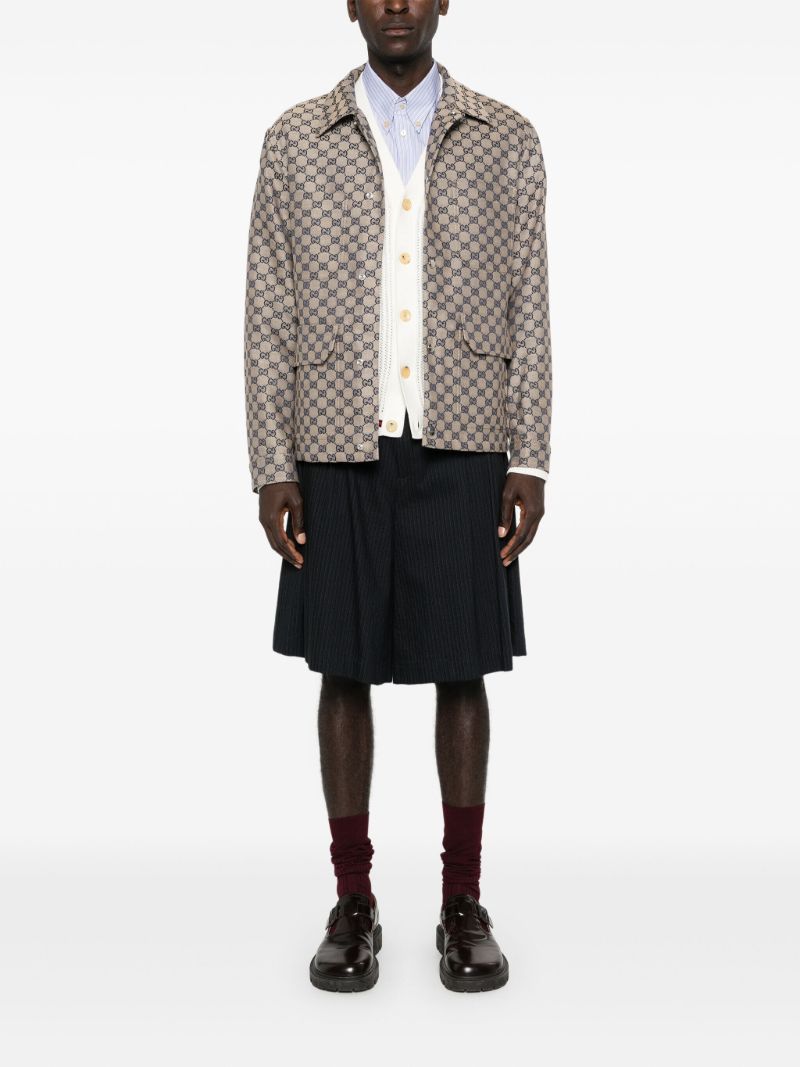 Neutral Gg Shirt Jacket