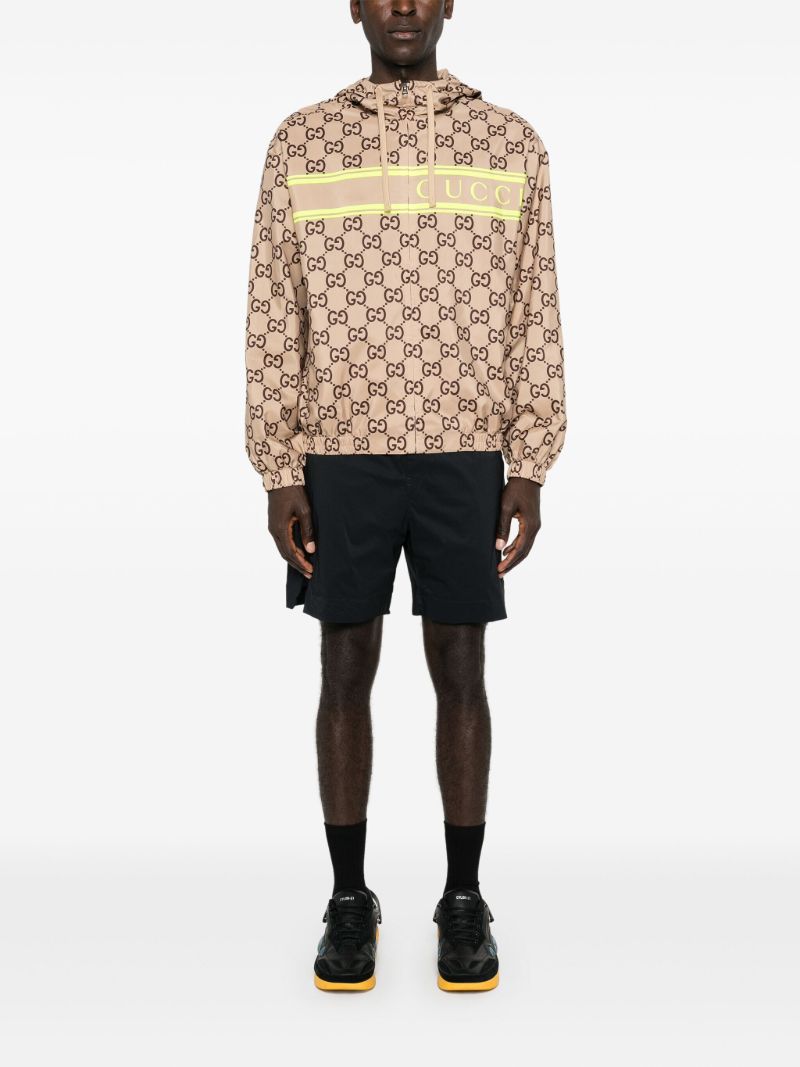 Neutral Gg Hooded Jacket