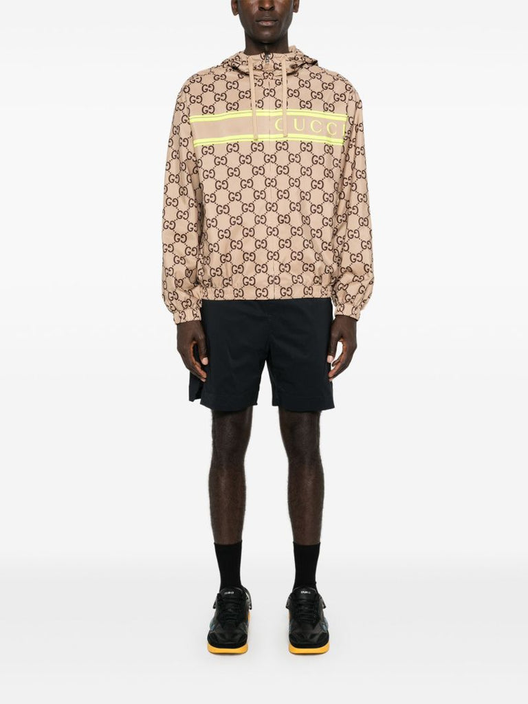 Neutral Gg Hooded Jacket