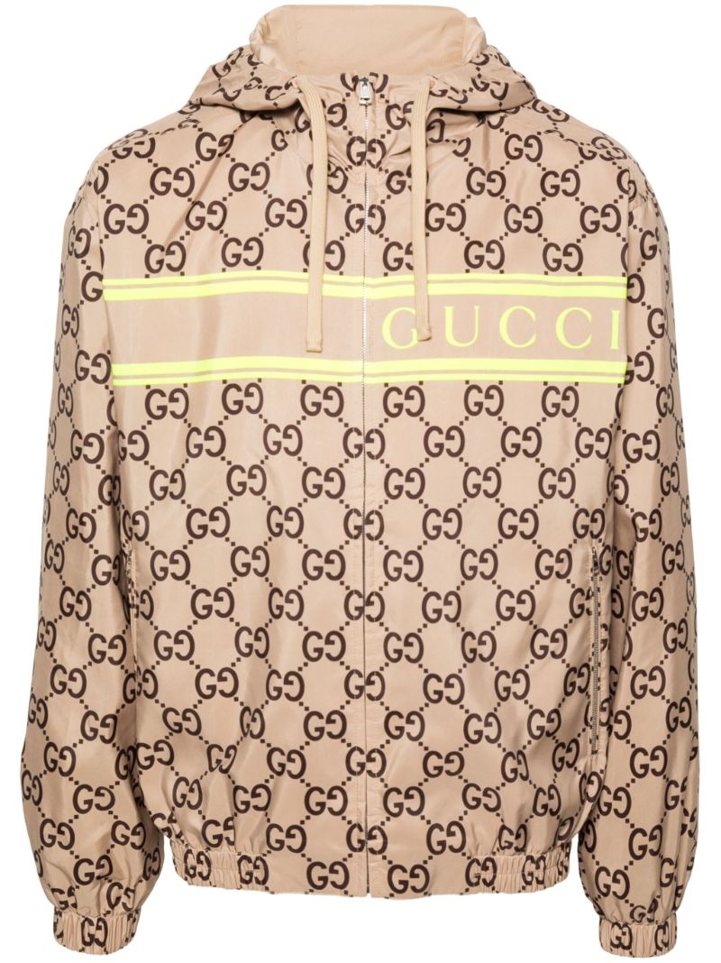 Neutral Gg Hooded Jacket