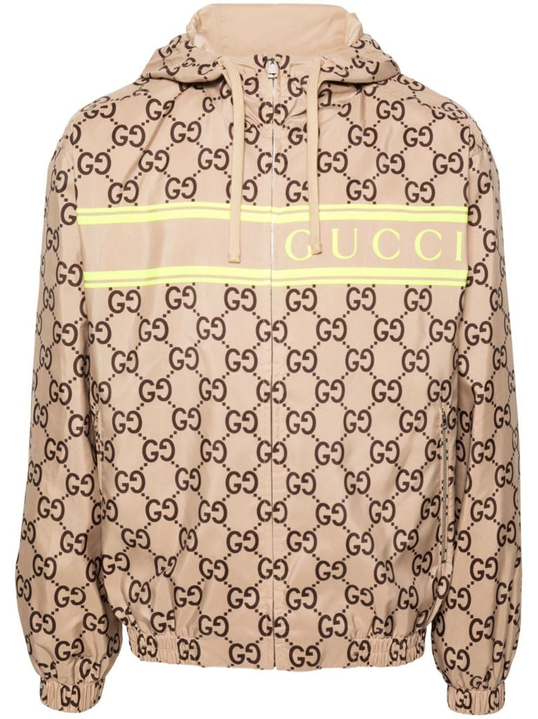 Neutral Gg Hooded Jacket