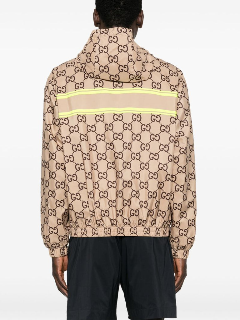 Neutral Gg Hooded Jacket