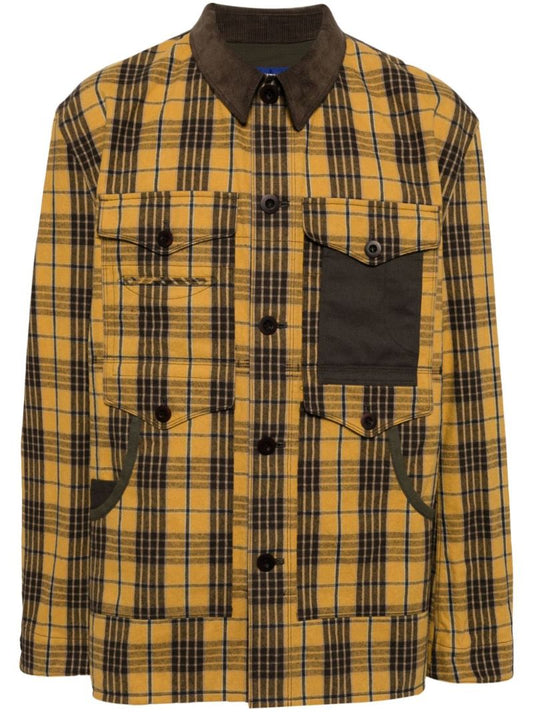 Panelled Plaid Jacket