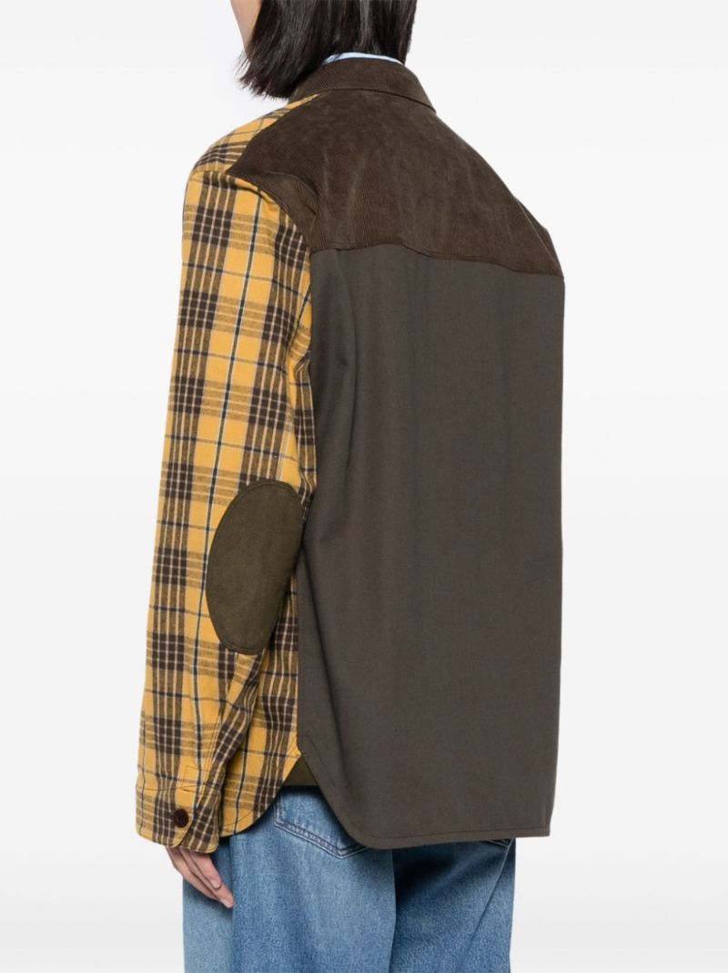 Panelled Plaid Jacket