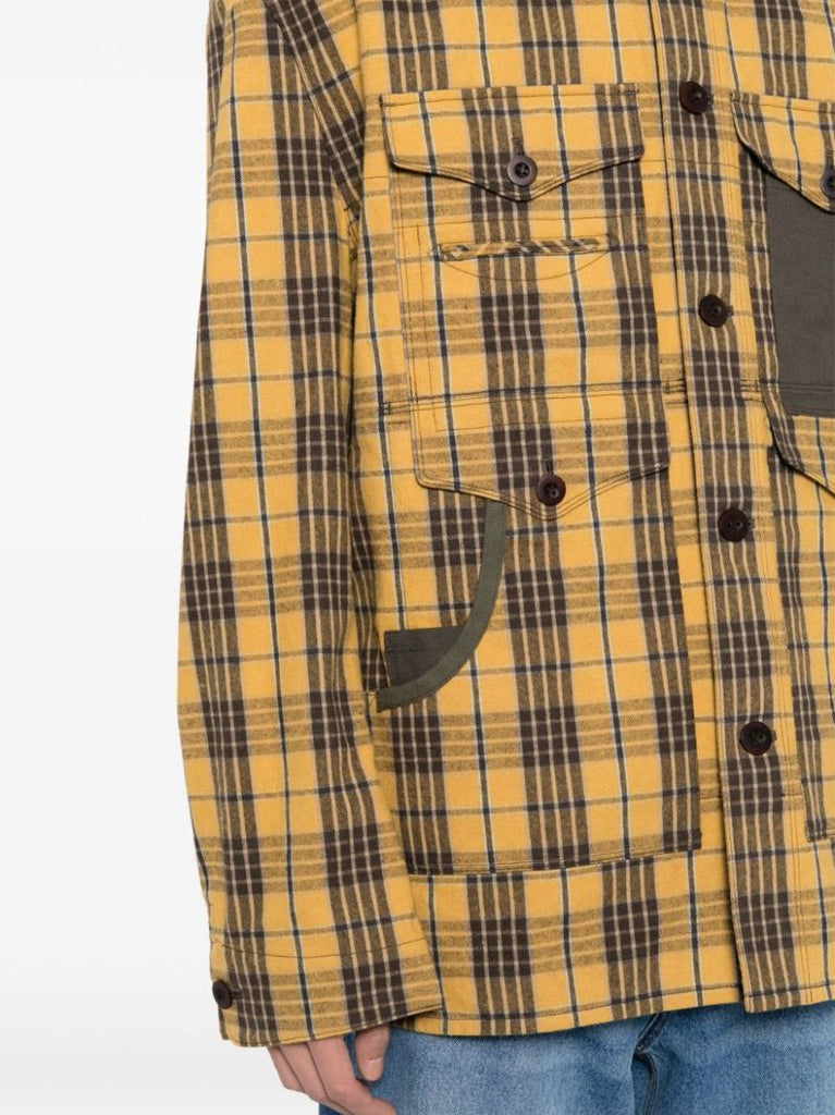 Panelled Plaid Jacket