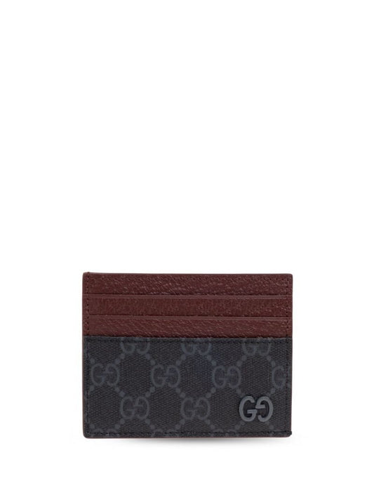 Black Gg Supreme Card Holder