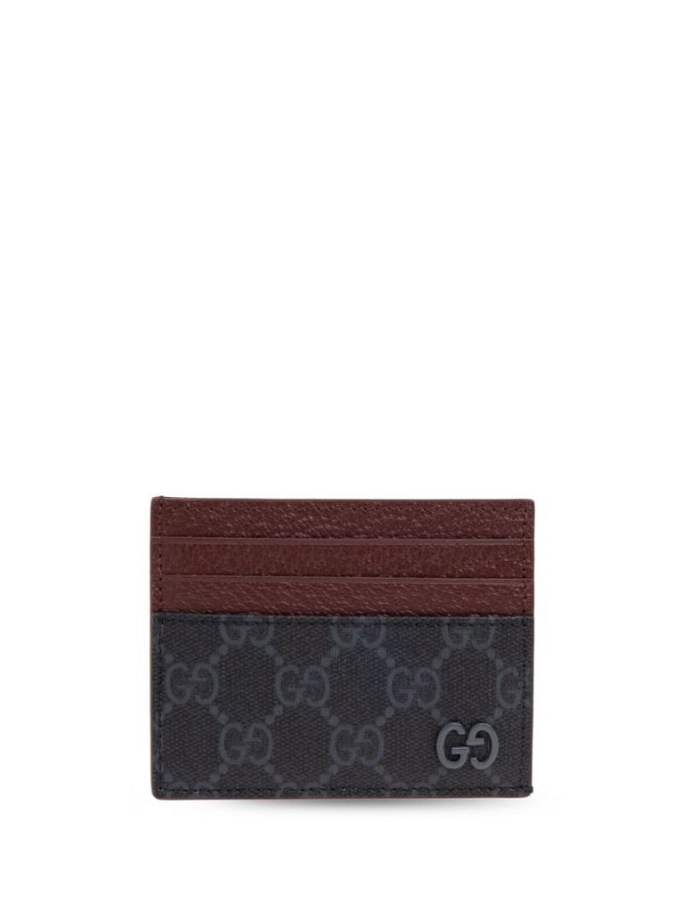 Black Gg Supreme Card Holder