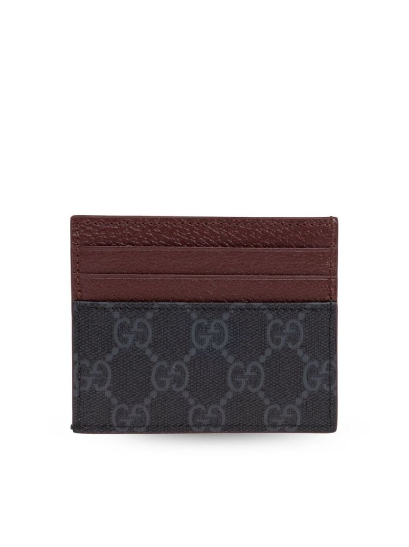 Black Gg Supreme Card Holder