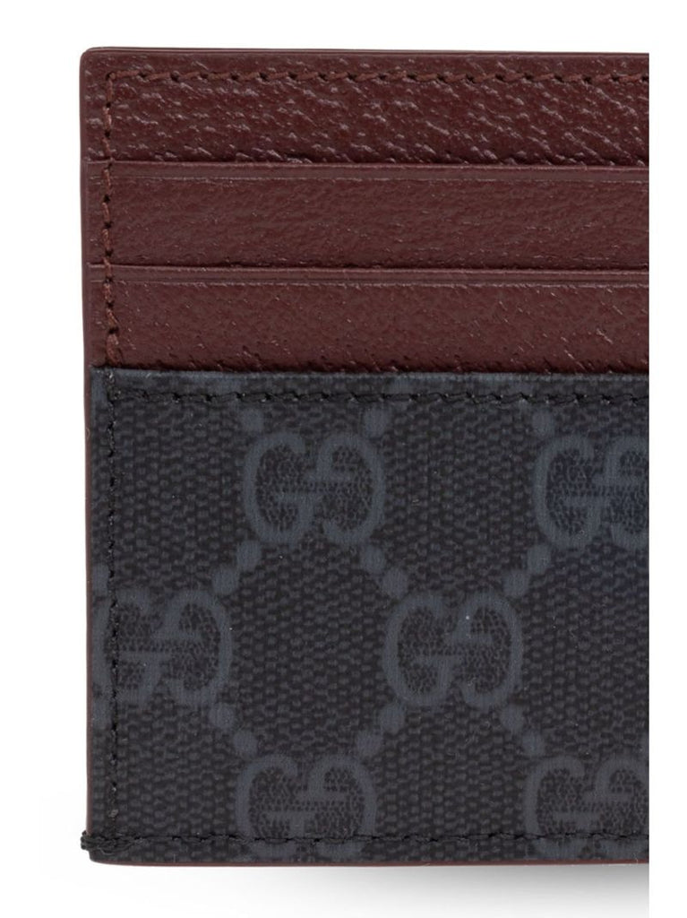 Black Gg Supreme Card Holder