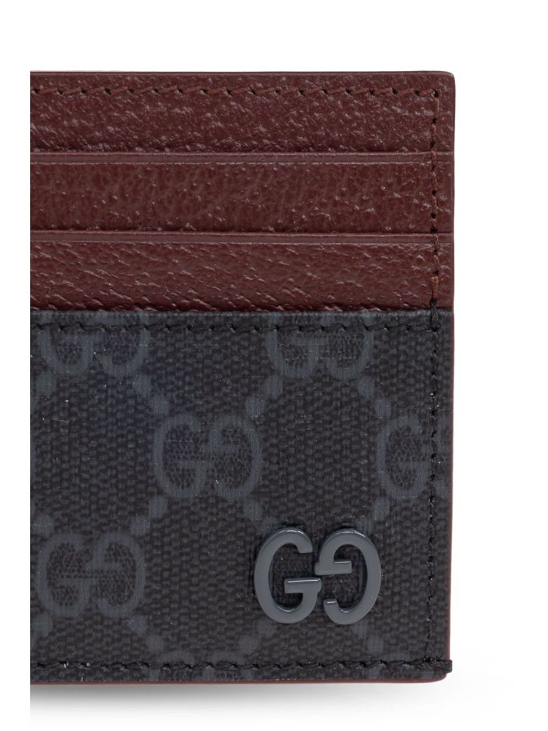 Black Gg Supreme Card Holder