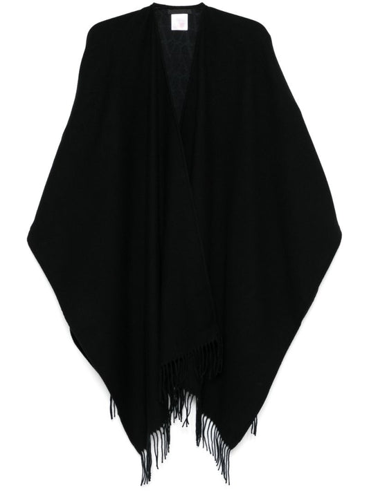 Fringe-trimmed Cape