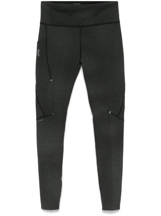 Black Logo-print Leggings