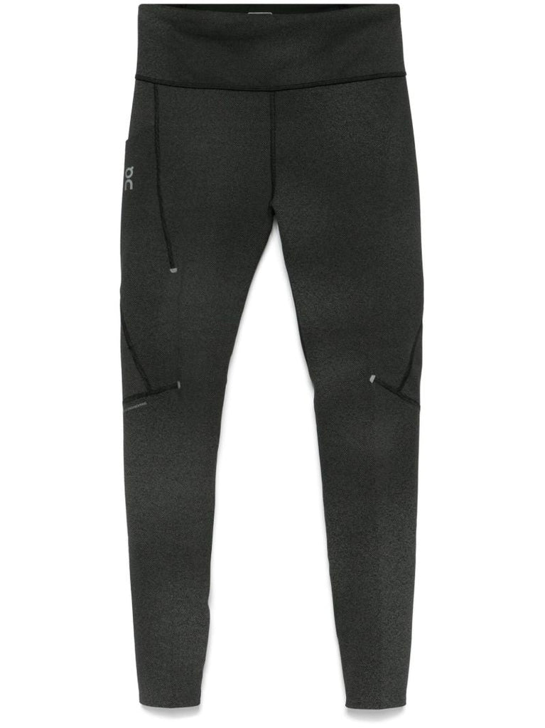 Black Logo-print Leggings