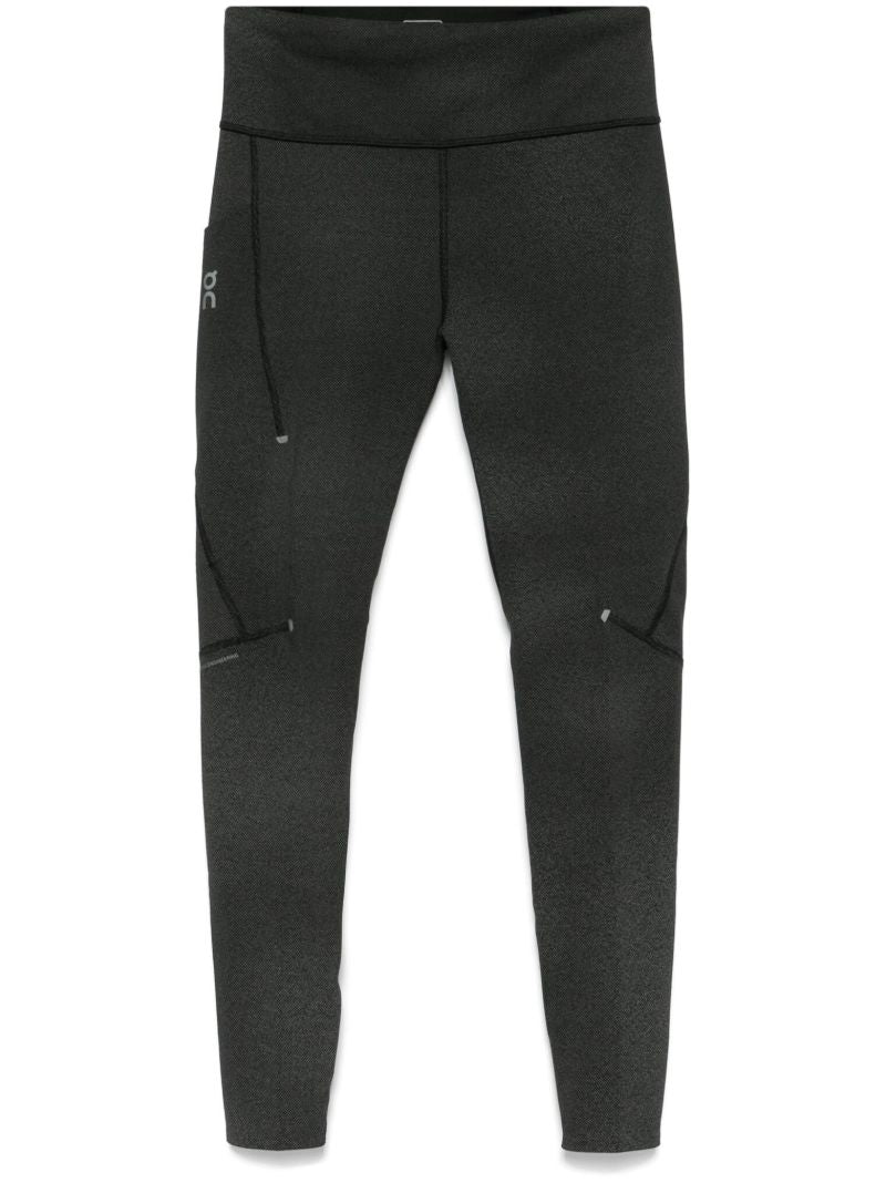 Black Logo-print Leggings