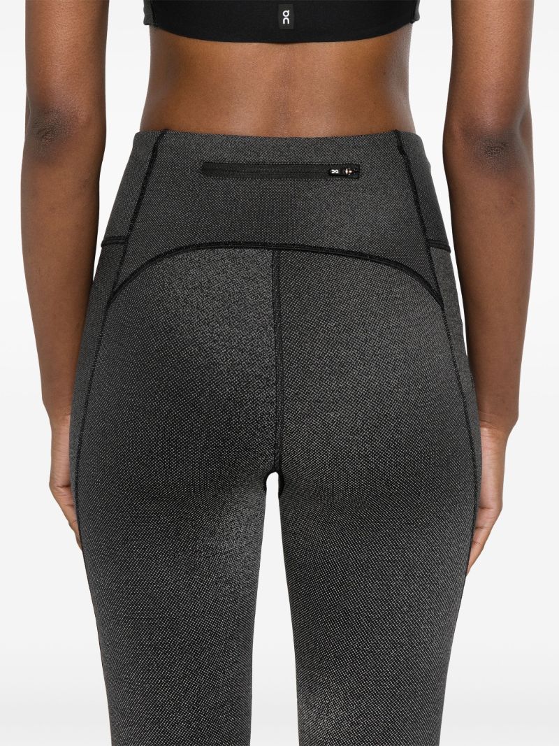 Black Logo-print Leggings