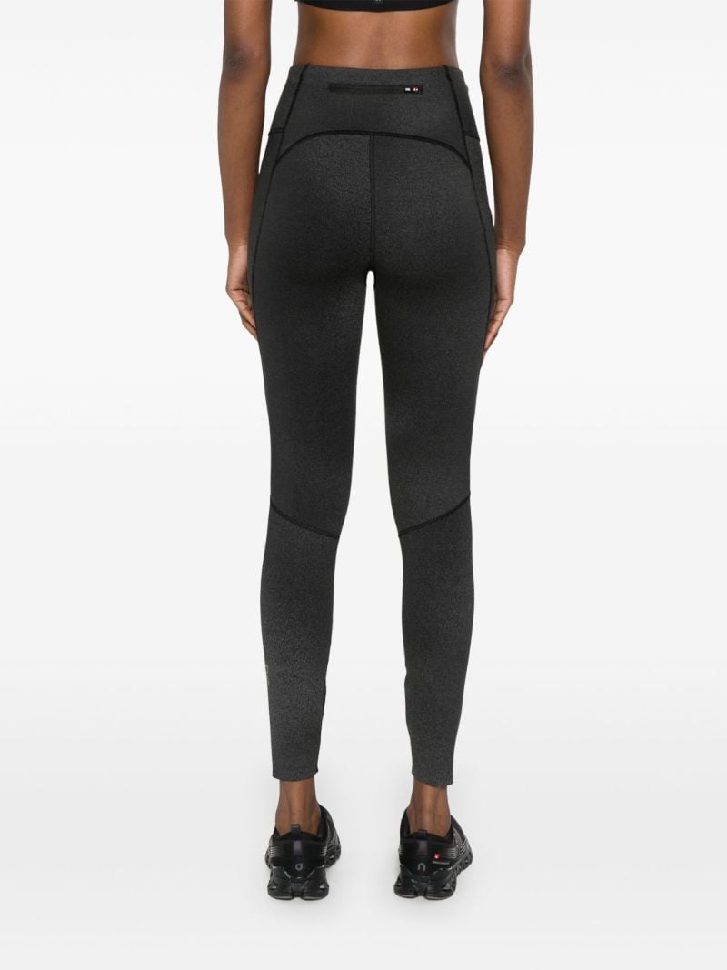 Black Logo-print Leggings