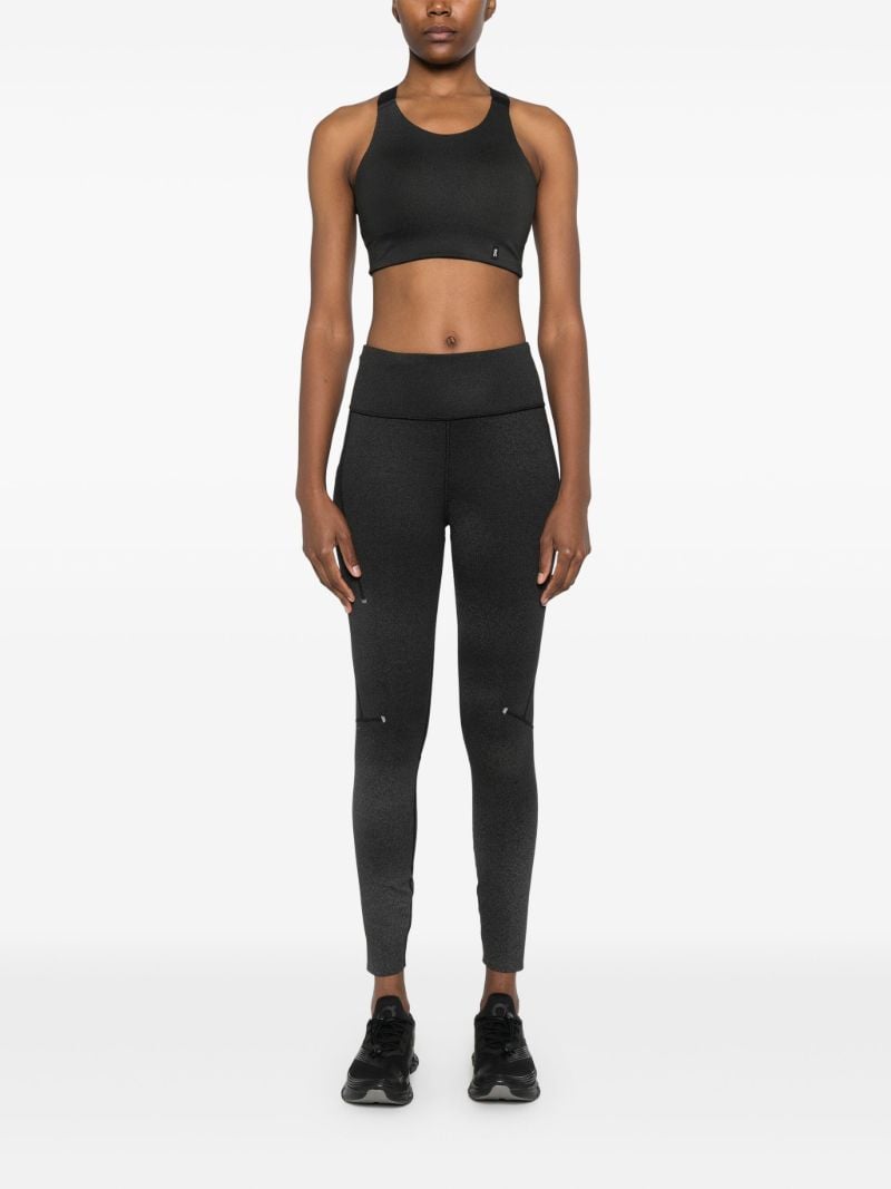 Black Logo-print Leggings