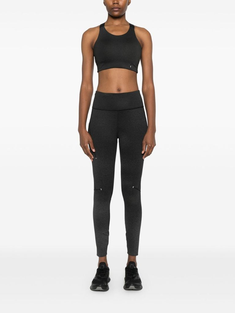 Black Logo-print Leggings