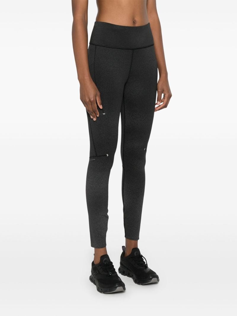 Black Logo-print Leggings