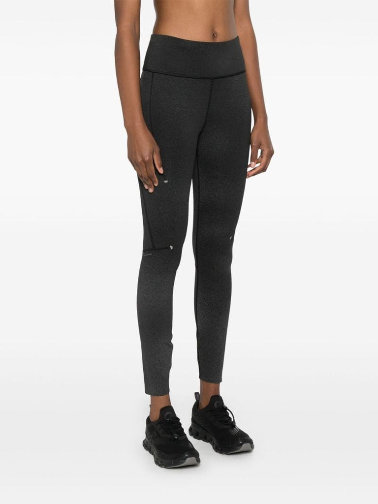 Black Logo-print Leggings