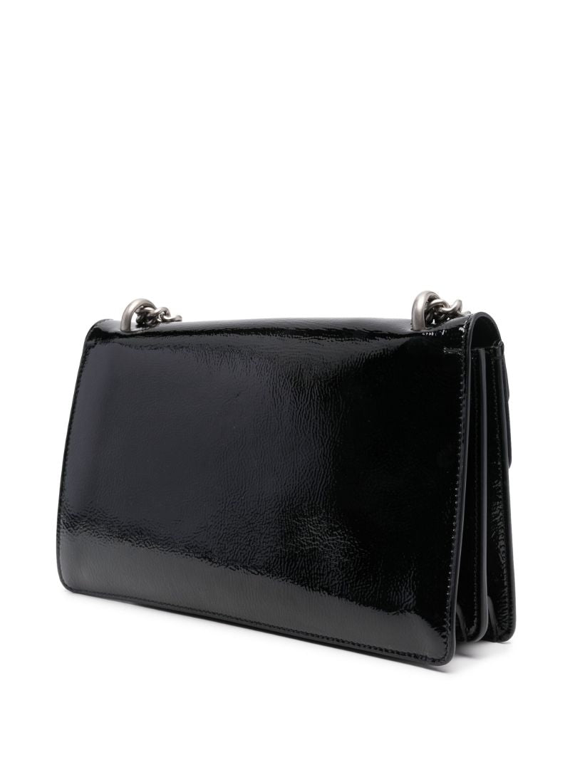 Black Dionysus Small Leather Shoulder Bag