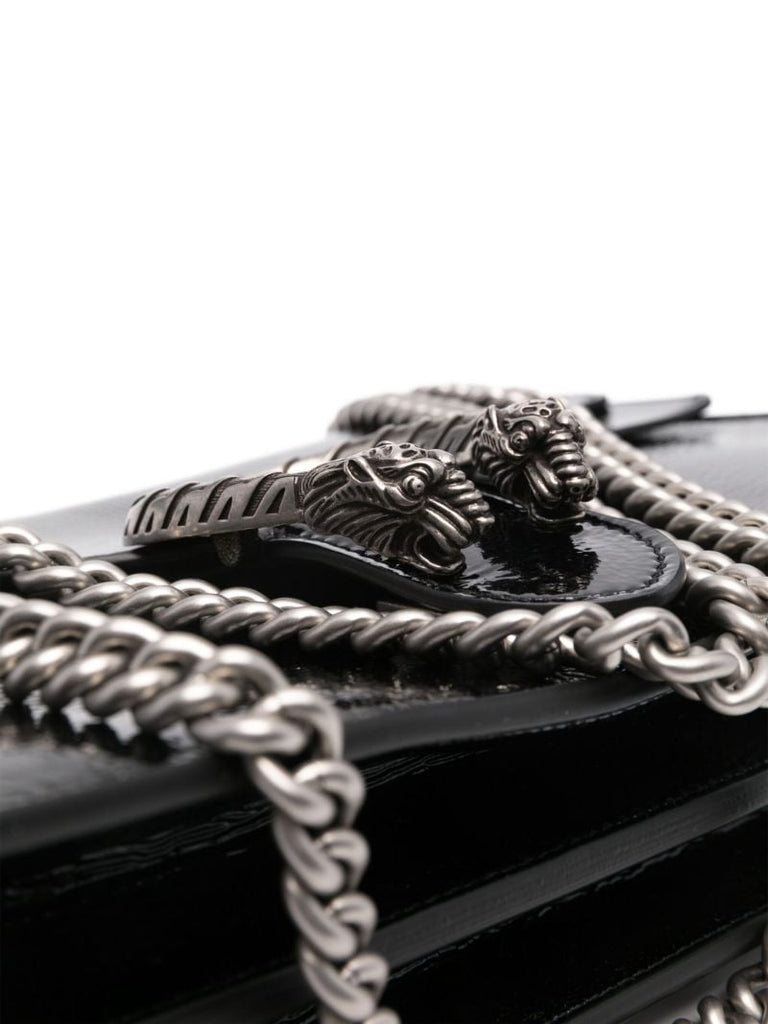 Black Dionysus Small Leather Shoulder Bag