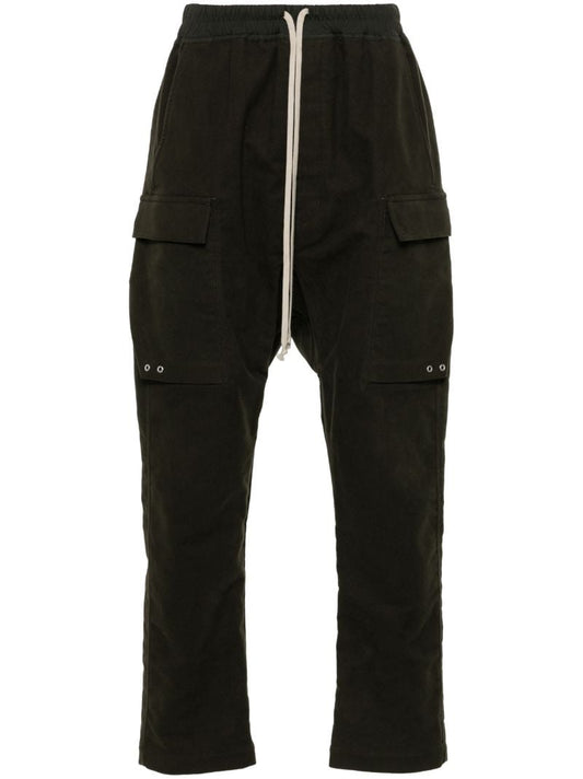 Black Porterville Organic Cotton Cargo Trousers