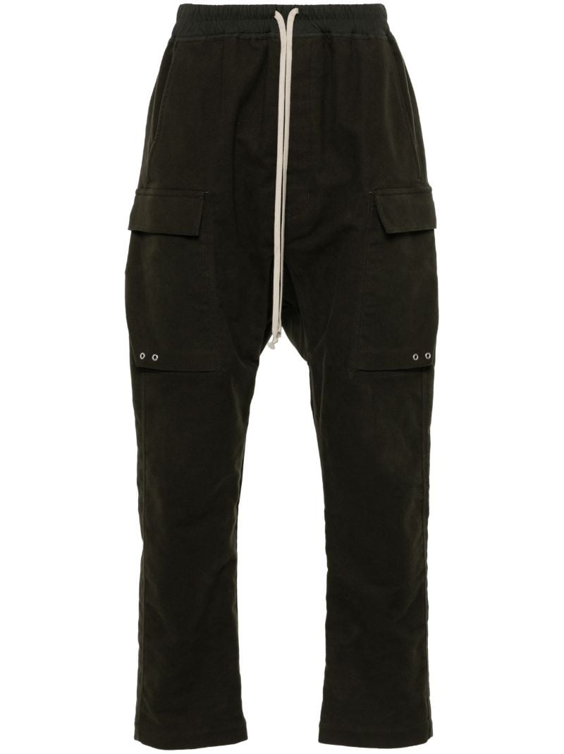 Black Porterville Organic Cotton Cargo Trousers