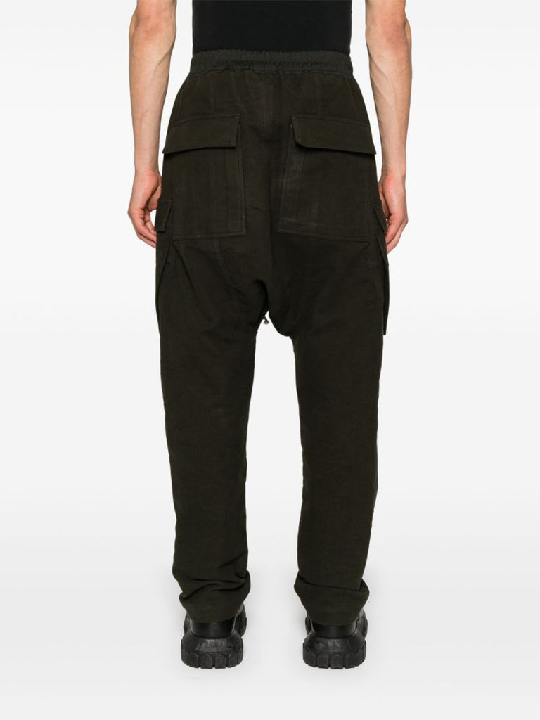 Black Porterville Organic Cotton Cargo Trousers