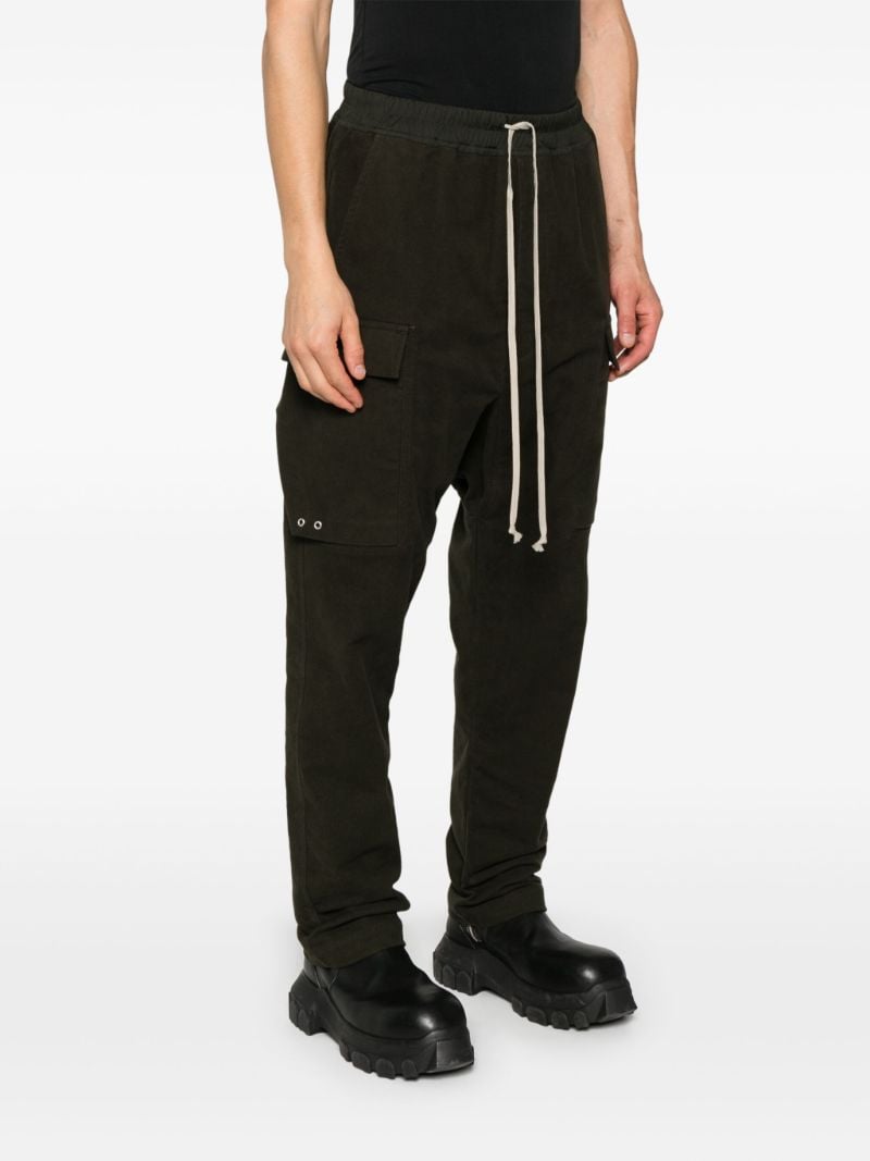 Black Porterville Organic Cotton Cargo Trousers