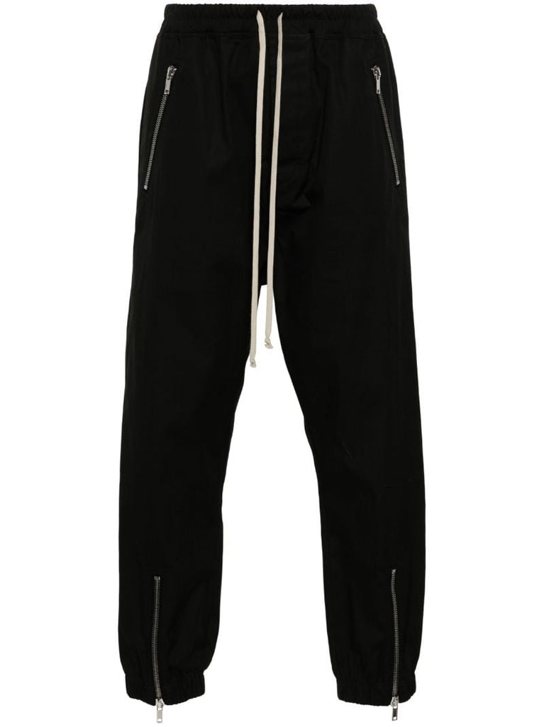 Black Organic-cotton Track Pants