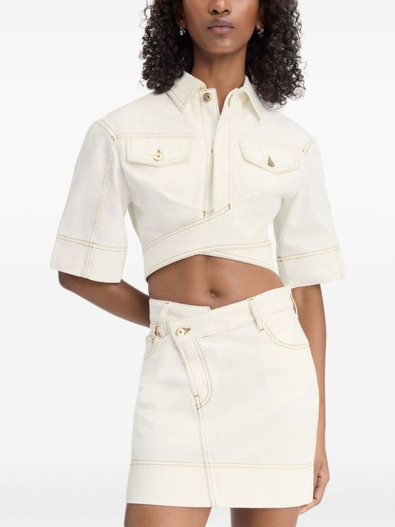 De-nÃ_x0083_Â®mes Cropped Shirt
