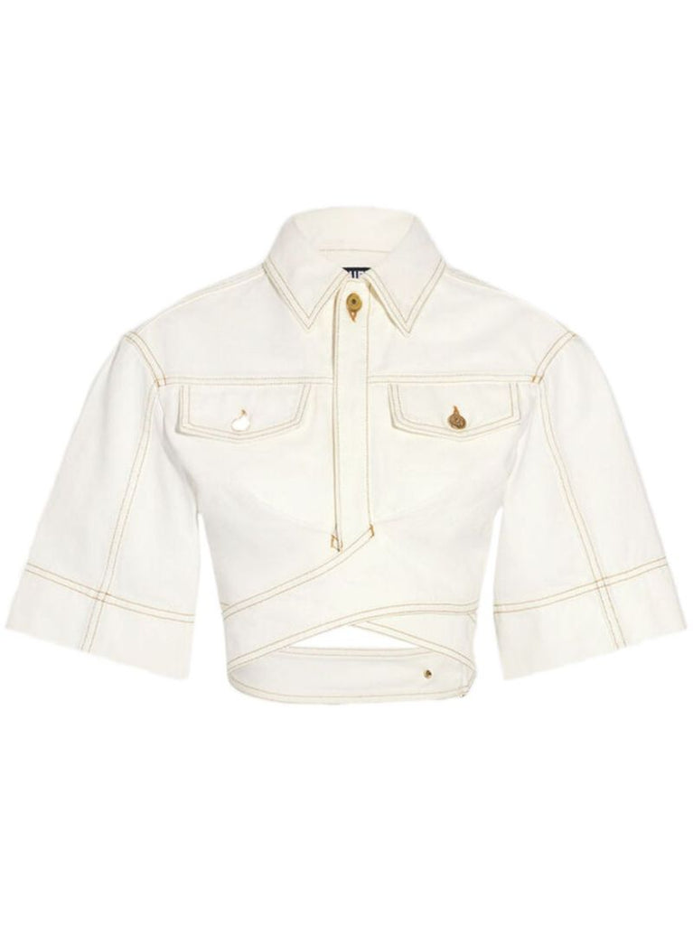 De-nÃ_x0083_Â®mes Cropped Shirt