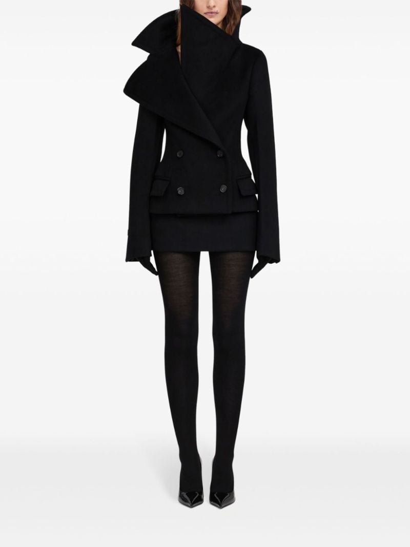Oversize Lapels Belted Jacket