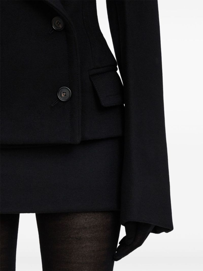 Oversize Lapels Belted Jacket