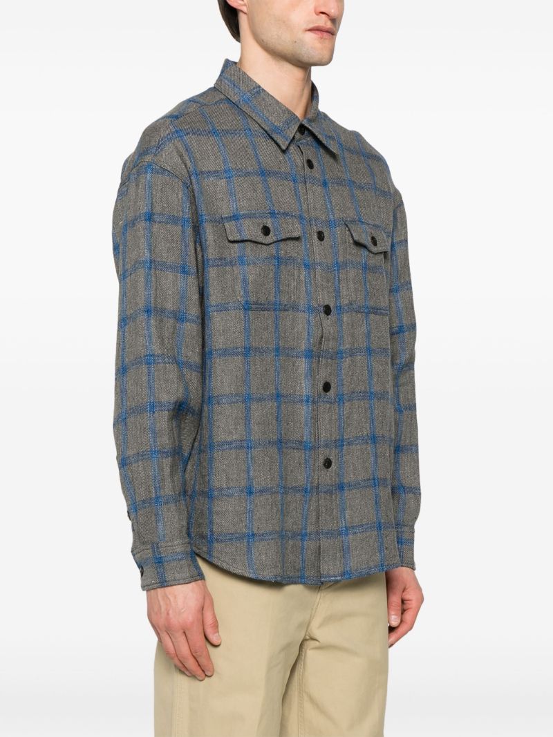 Grey Checked Shirt