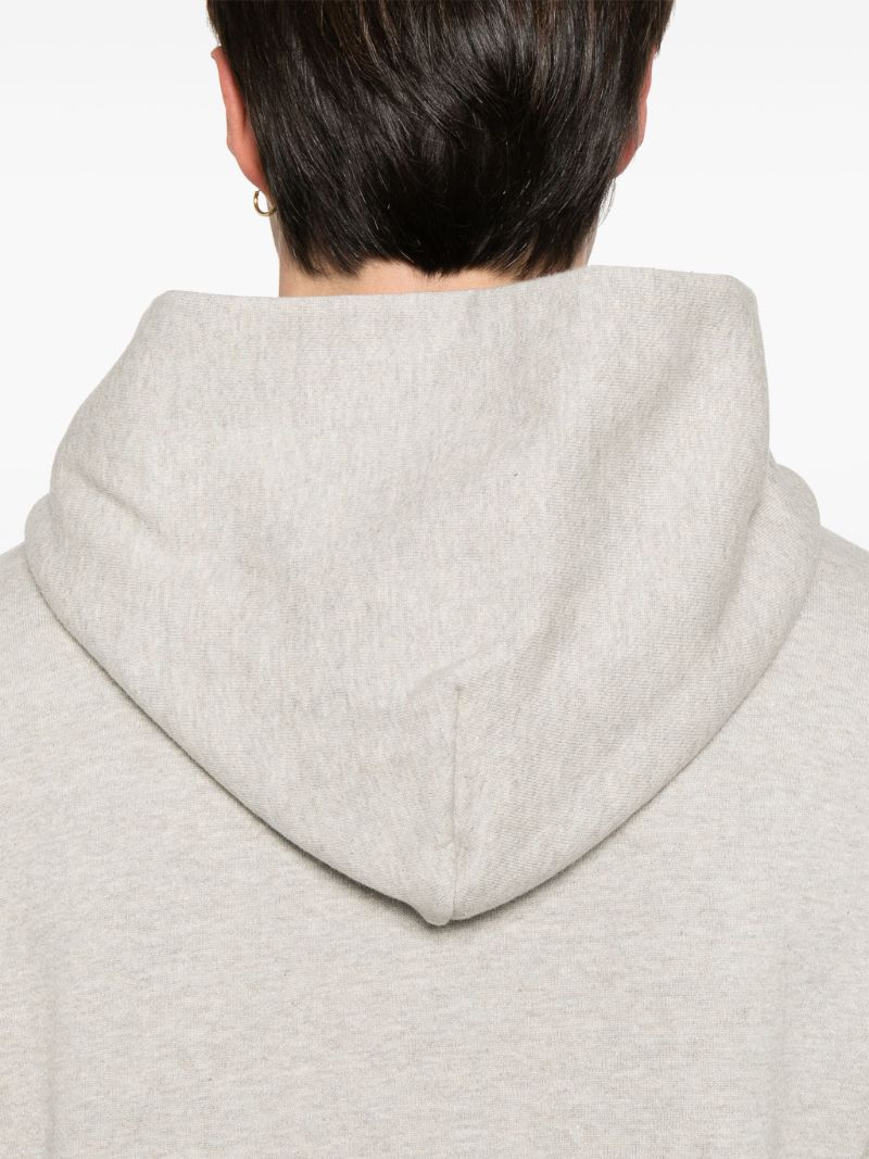 Grey Cotton Hoodie