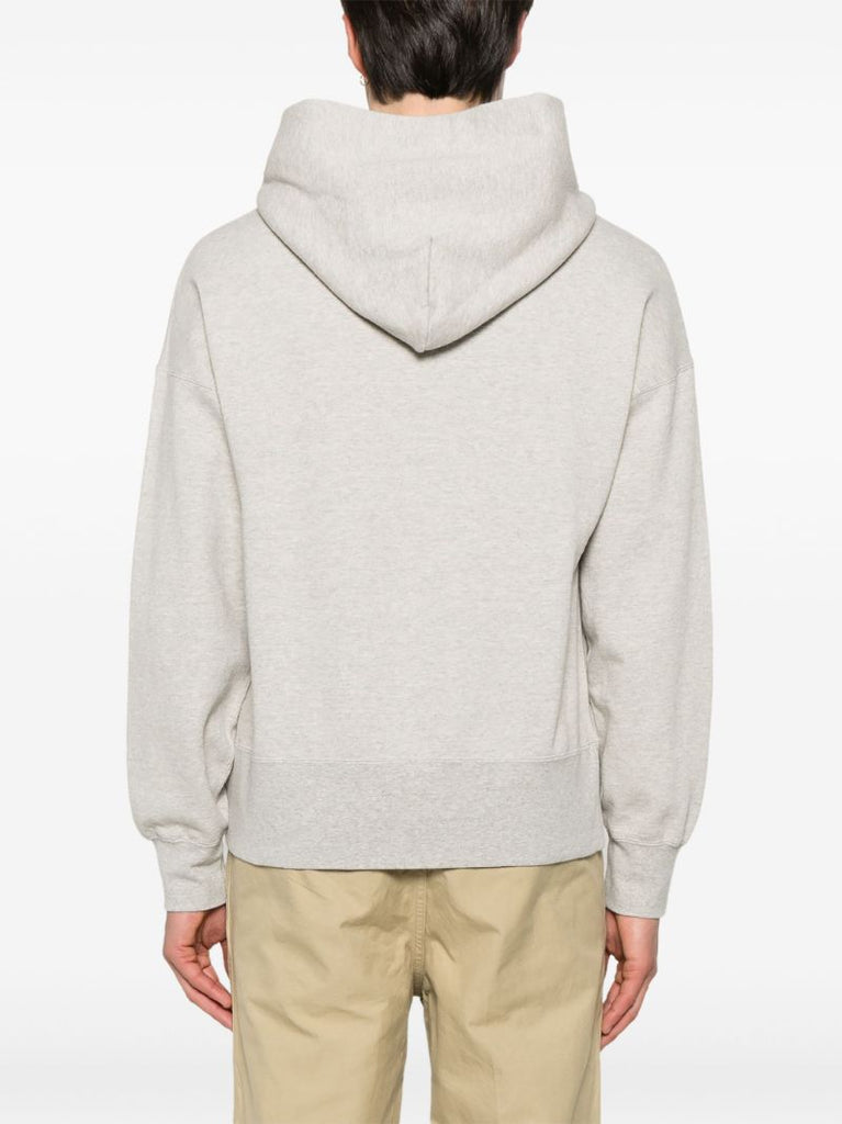 Grey Cotton Hoodie